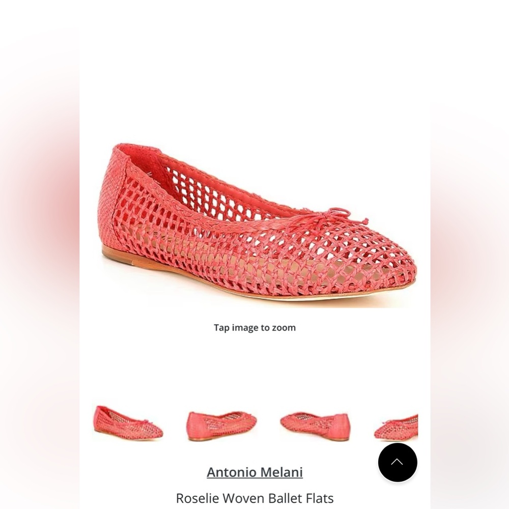 Antonio Melani ballet woven flats - never worn